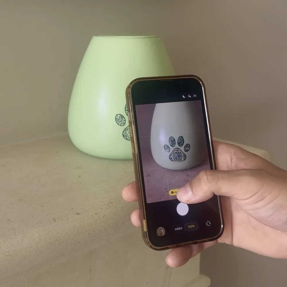 Scan the QR paw print and relive the memories